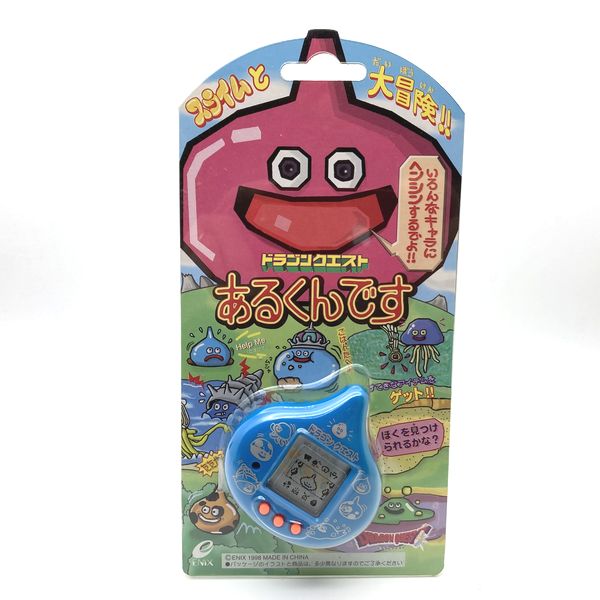 [Used] Arukundesu Blue Dragon Quest Slime Virtual Pet Pedometer Enix in Box