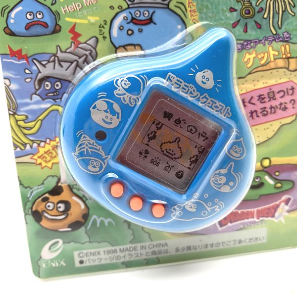 [Used] Arukundesu Blue Dragon Quest Slime Virtual Pet Pedometer Enix in Box