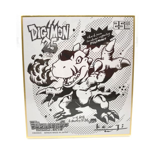 [Un-Used] Digimon 25th Digital Monster Color Prize Shikishi Premium Bandai Japan 2023