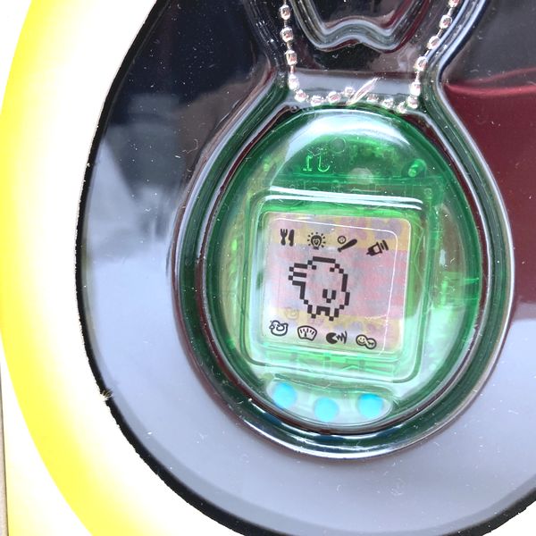 [NEW] [Not Guaranteed to Work : For Collection Only] Original Tamagotchi Transparent Green Bandai English Model