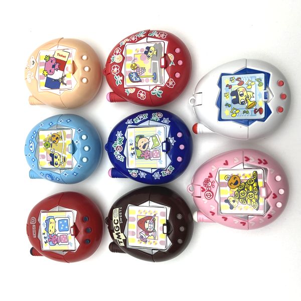 [NEU] Tamagotchi-förmiges Mini-Kugelketten-Gurtset aus Kunststoff, Bandai Japan