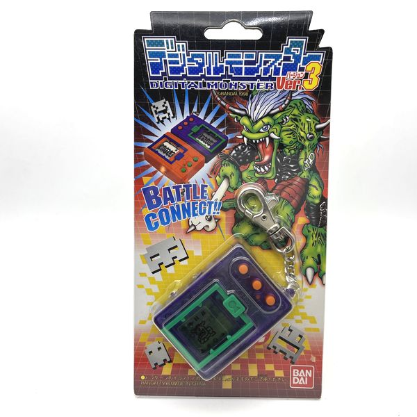 [NEW] Digital Monster Ver. 3 Transparent Purple Bandai Japan 1998 Digimon