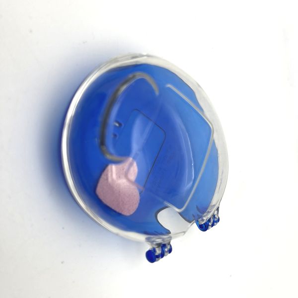 [Usado] Estuche Tamagotchi Azul para Osutchi/Mesutchi V1 Bandai Sin Caja