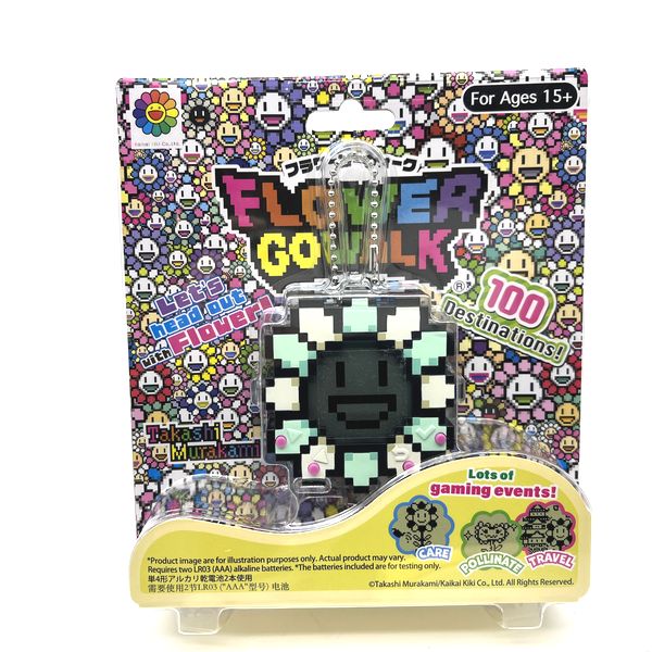 [Used] Flower Go Walk -Takashi Murakami -Green / White in Box No Manual Kaikai Kiki Japan