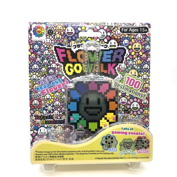 [Used] Flower Go Walk -Takashi Murakami -Rainbow / Black in Box Kaikai Kiki Japan