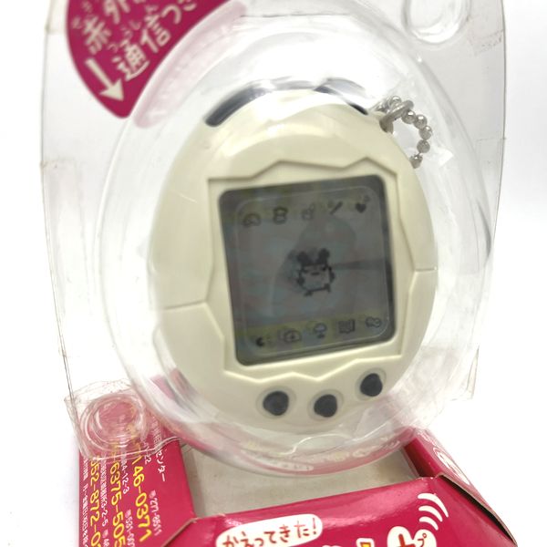 [NEW] [Discoloration] Kaettekita Tamagotchi Plus -LaLaBit MARKET Limited White 2004 Bandai Japan RARE