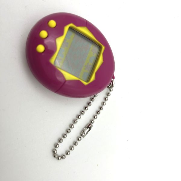 [Used] Original Tamagotchi Red Purple Yellow No Box Bandai English Model 1996-1997