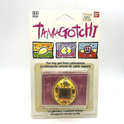 [NEW] [Not Guaranteed to Work : For Collection Only] Original Tamagotchi Europe Ver. Yellow w/Numbers Bandai English Model 1996