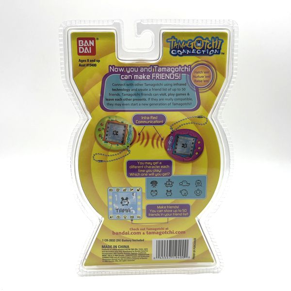 [NEW] Tamagotchi Connection V1 -Green Squares 2004 Bandai [Made in China]