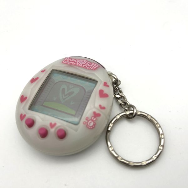 [Used] Tamagotchi Connection V2 -White Hearts No Box 2005 Bandai [Made in China]