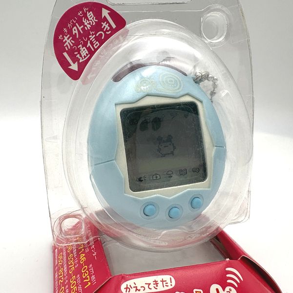 [Tama Vintage Market][NEW] Kaettekita Tamagotchi Plus -Shiny Blue [2000s] Bandai Japan