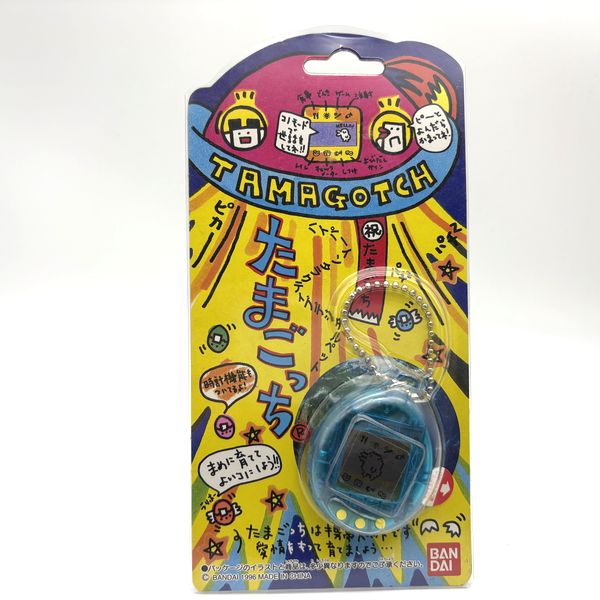 [Tama Vintage Market][NEW] Shodai Tamagotchi - Clear Blue [1990s]