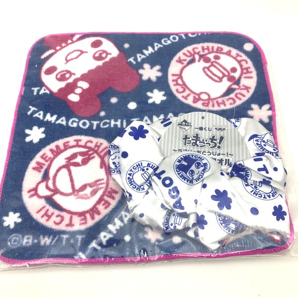 [NEW] Tamagotchi Mini towel w/Scrunchie -C Banpresto Prize 2009