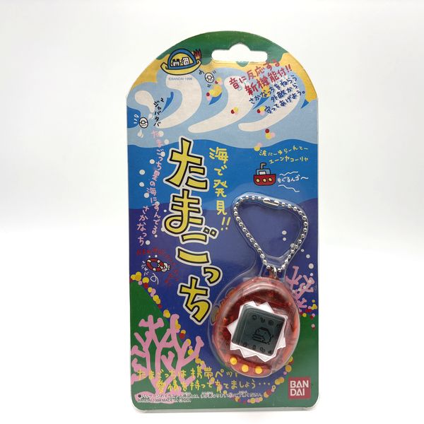 [Tama Vintage Market][Used] Umi de Hakken Tamagotchi Clear Red [1990s] Bandai Japan