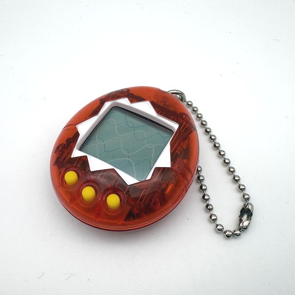 [Tama Vintage Market][Used] Umi de Hakken Tamagotchi Clear Red [1990s] Bandai Japan