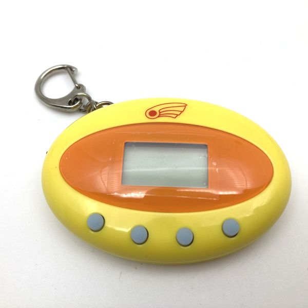 [Usado] Mascota virtual alienígena amarilla Wave U4 en caja Bandai Japón 1997