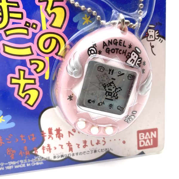 [Used] Tenshitchi no Tamagotchi Angelgotchi Pearl Pink in Box 1997 Bandai