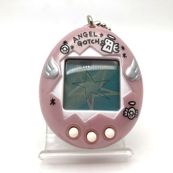[Used] Tenshitchi no Tamagotchi Angelgotchi Pearl Pink in Box 1997 Bandai
