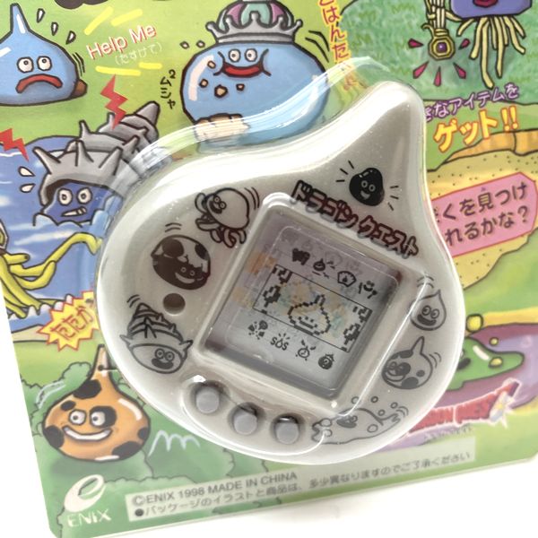 [Used] Arukundesu Grey Dragon Quest Slime Virtual Pet Pedometer Enix in Box