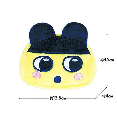 [NEW] Tamagotchi Boa-fleece Pouch w/Mirror 2024 Morimoto Japan [Made in China]