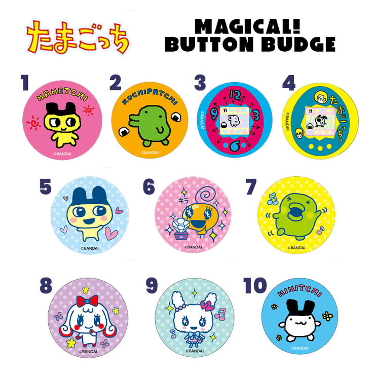 [NEW] Tamagotchi Magical! Button Badge 2024 Culture Entertainment Japan