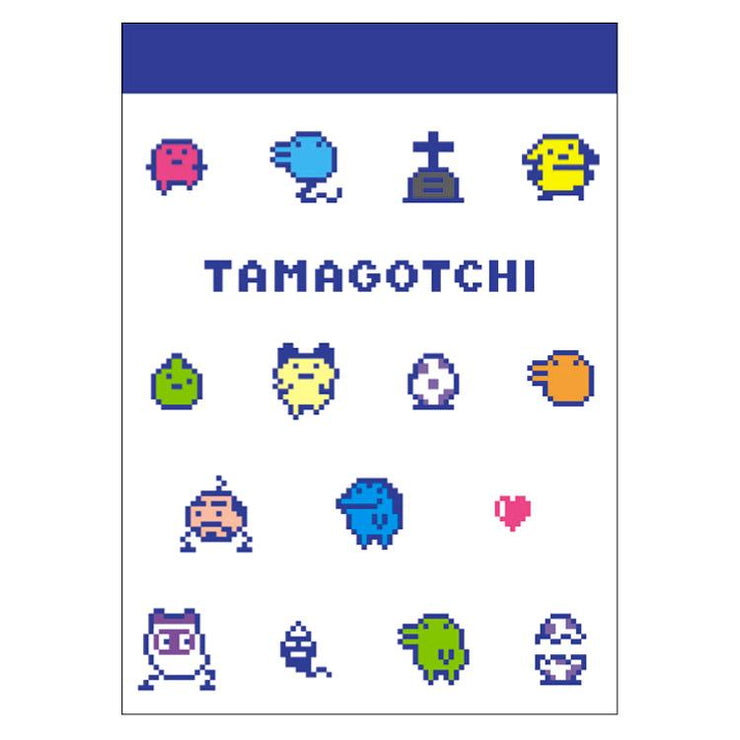 [NEW] Tamagotchi Mini Memo Pad -Blue 2023 Kamio Japan