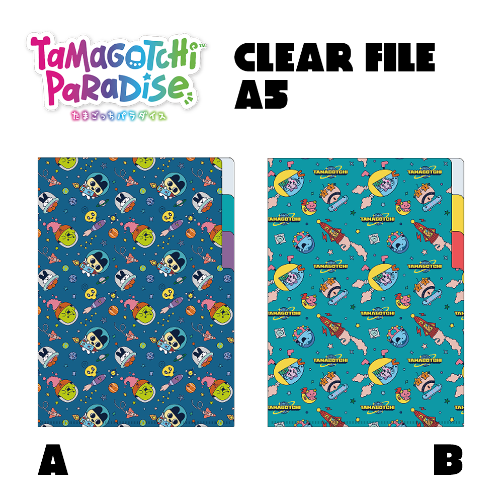 Tamagotchi 3pocket Plastic Document Holder A5  [JUN 2026]
