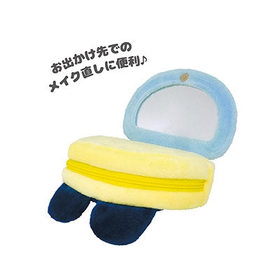 [NEW] Tamagotchi Boa-fleece Pouch w/Mirror 2024 Morimoto Japan [Made in China]