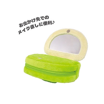 [NEW] Tamagotchi Boa-fleece Pouch w/Mirror 2024 Morimoto Japan