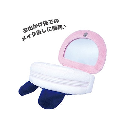 [NEW] Tamagotchi Boa-fleece Pouch w/Mirror 2024 Morimoto Japan [Made in China]