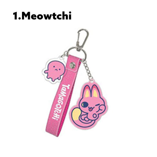 [NEW] Tamagotchi Paradise Glitter Tag Keychain 2026 Kamio Japan [Made in China]