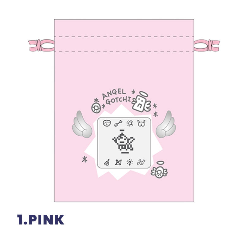 [NEW] Tamagotchi -Angelgotchi- Kinchaku Pouch 2025 Sunstar Japan [Made in China]