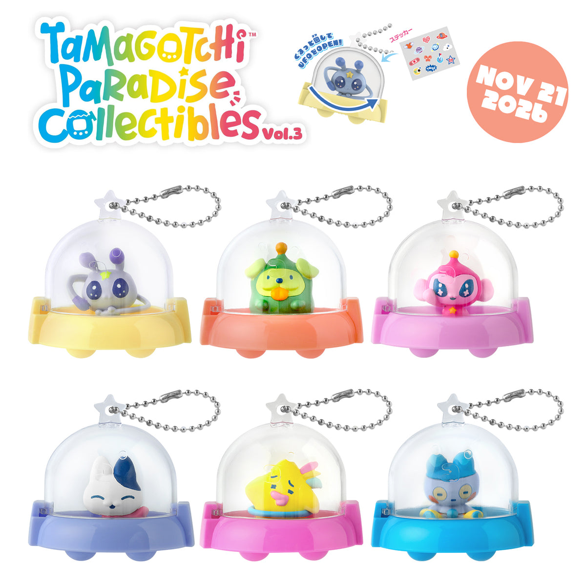 [Pre-Order] Tamagotchi Paradise Collectibles Vol.3 [NOV 21 2026]