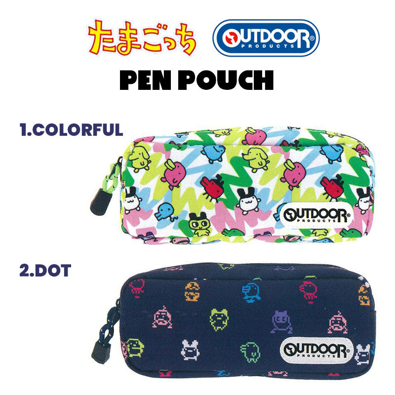 NEW] Tamagotchi x OUTDOOR Pen Pouch 2025 Sunstar Japan [Made in