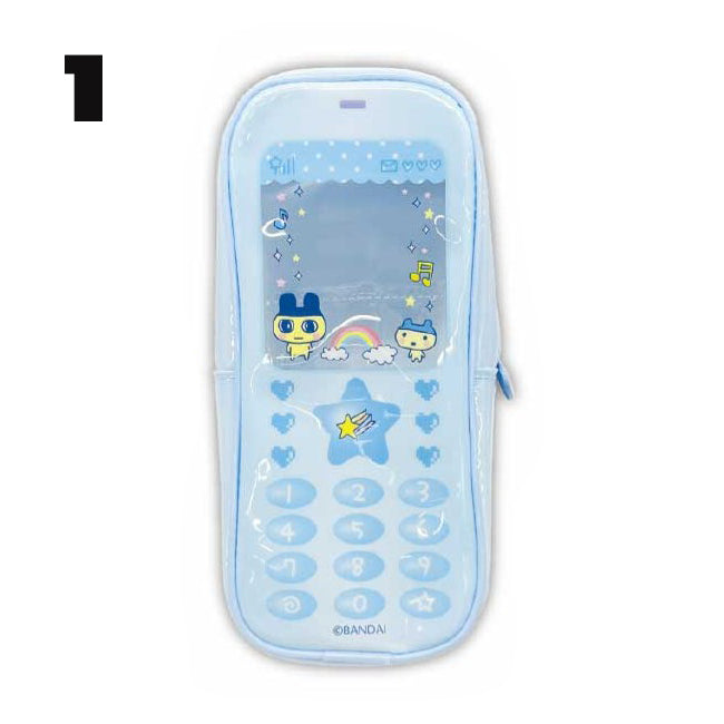 [NEW] Tamagotchi Nostalgic Flip Phone–Style Vinyl Pouch 2026 TCP Japan [Made in China]