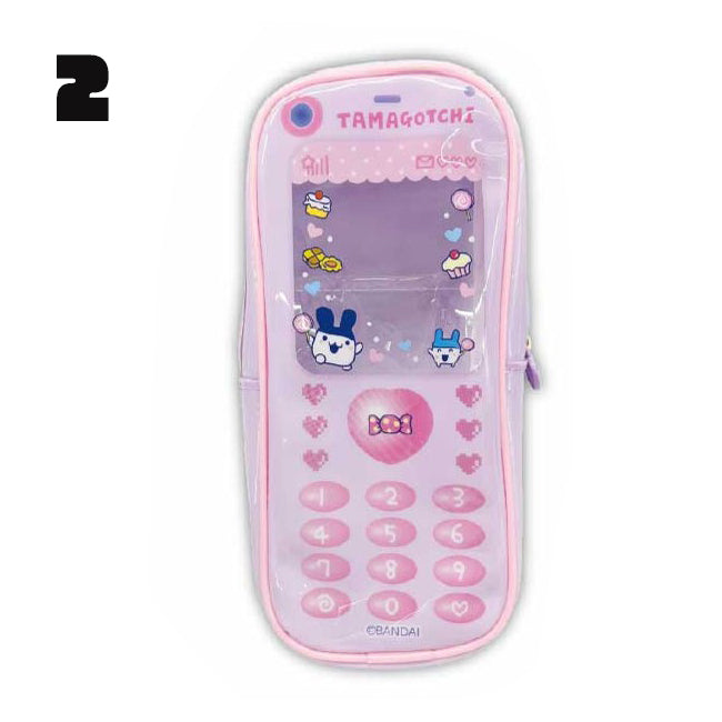 [NEW] Tamagotchi Nostalgic Flip Phone–Style Vinyl Pouch 2026 TCP Japan [Made in China]