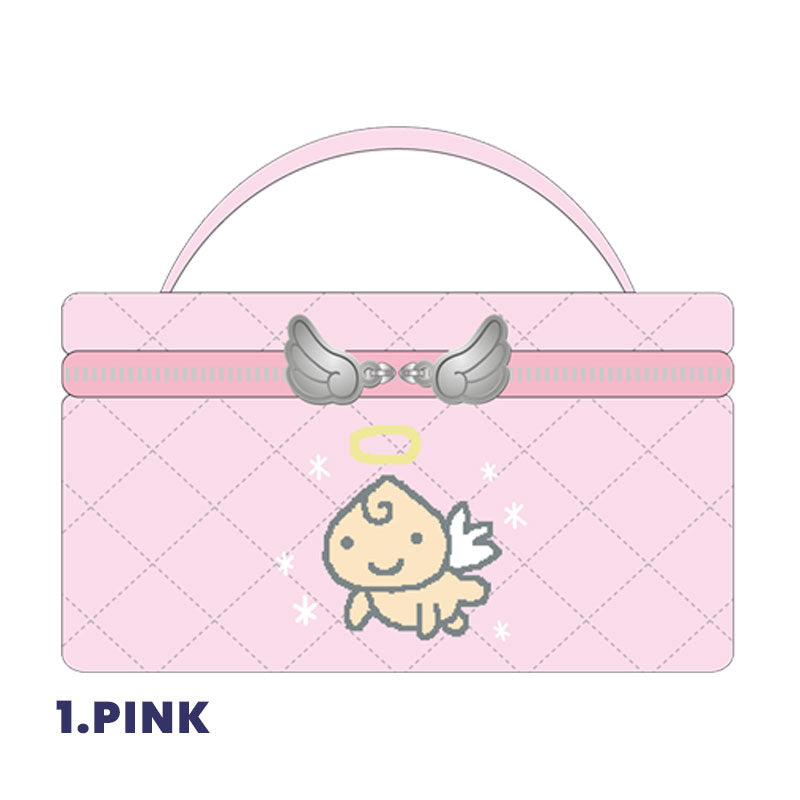 [NEW] Tamagotchi -Angelgotchi- Quilted Vanity Pouch 2025 Sunstar Japan [Made in China]