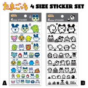 [NEW] Tamagotchi 4-Size Sticker Set 2024 Kamio Japan