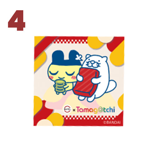 [Un-Used] Tamagotchi x Sushiro Sticker w/Download Code Bandai Japan 2023 [Made in Japan]