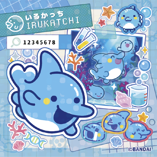 [Un-Used] Tamagotchi Paradise Tama Lab Sticker Bandai Japan [Made in Japan]