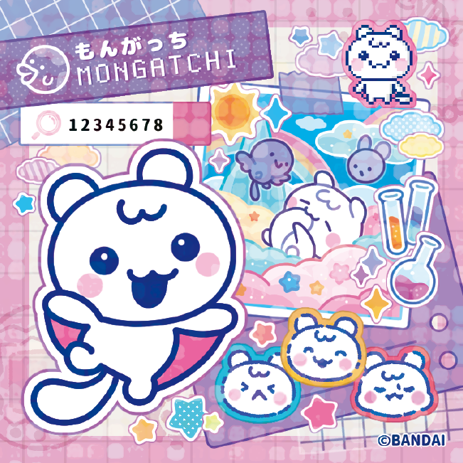 [Un-Used] Tamagotchi Paradise Tama Lab Sticker Bandai Japan [Made in Japan]