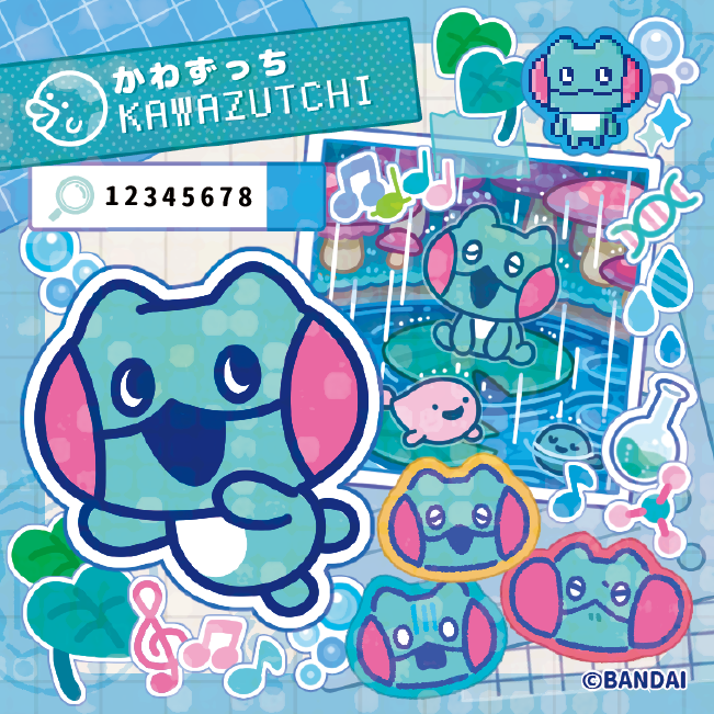 [Un-Used] Tamagotchi Paradise Tama Lab Sticker Bandai Japan [Made in Japan]