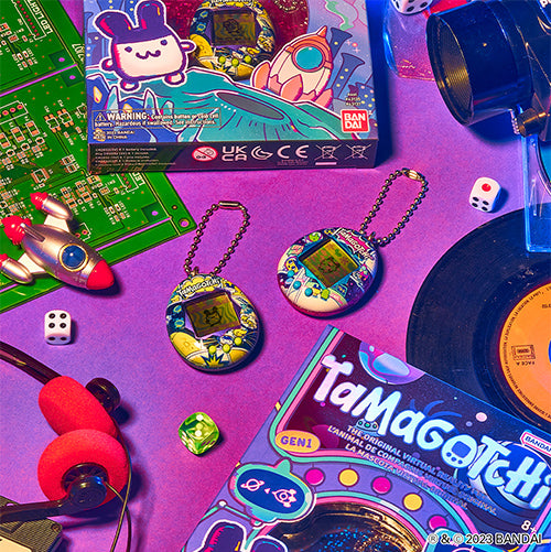 [NEW] Limited Original Tamagotchi - Mametchi Spaceship / Mimitchi Planet 2023 Bandai [Made in China]