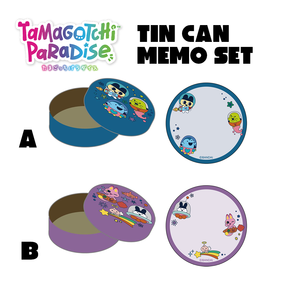 Tamagotchi Tin Can Memo Set [JUN 2026]
