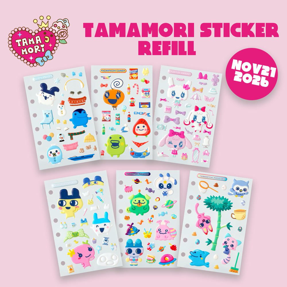 [Pre-Order] Tamagotchi Tamamori Sticker Refill [NOV 21 2026]