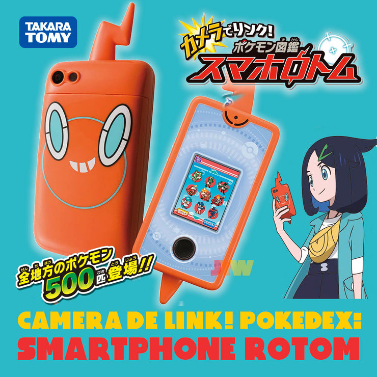 Rotom phone 2023 New Ver. Pokedex Pokemon Link with Camera TAKARA TOMY Game  NM