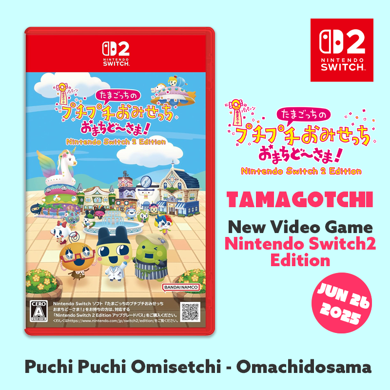 [NEW] Tamagotchi Puchi Puchi Omisetchi: Omachidosama!- Nintendo Switch 2 Edition Japan [JUN 26 2025] [Made in Japan]