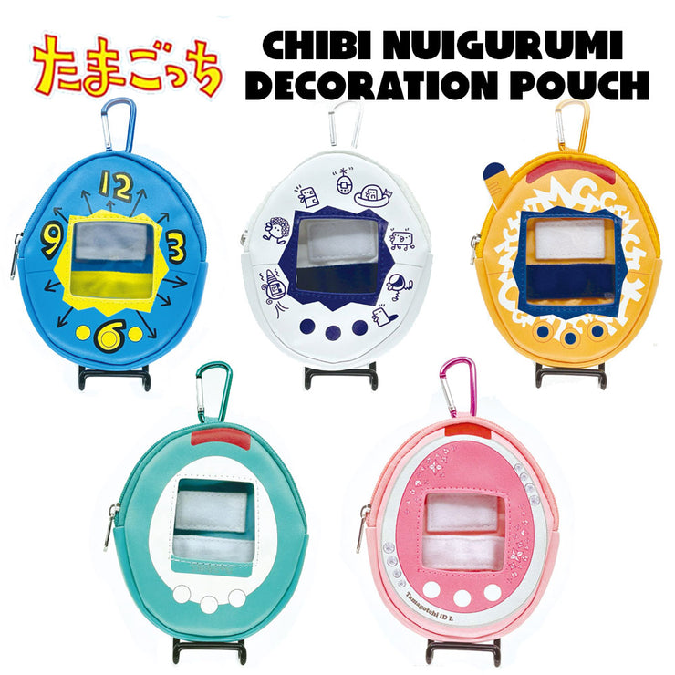 [NEW] Tamagotchi Chibi Nuigurumi Decoration Pouch 2024 Bandai Namco Japan