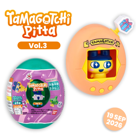 [Pre-Order] Tamagotchi Pitta Vol.3 (Figure w/Suction Cup) [Blind Package] [SEP 19 2026]