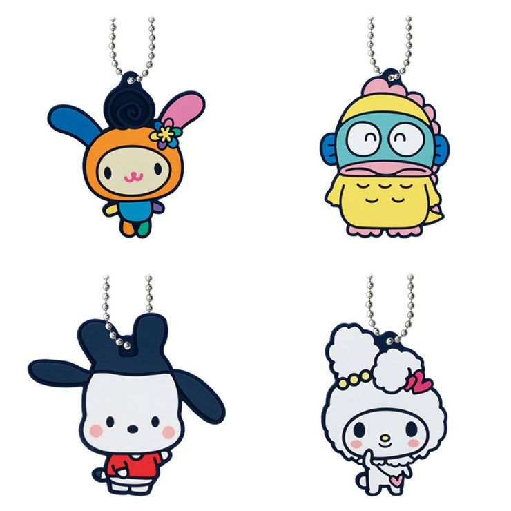 [NEW] Tamagotchi Uni × Sanrio Characters Special Rubber Mascot -Gashapon Item [Randomly Selected] BANDAI Japan [AUG 2024]